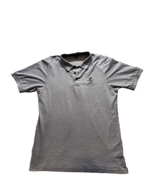 Devon & Jones Shelby Cobra Polo Shirt Men's L Gray Embroidered Logo